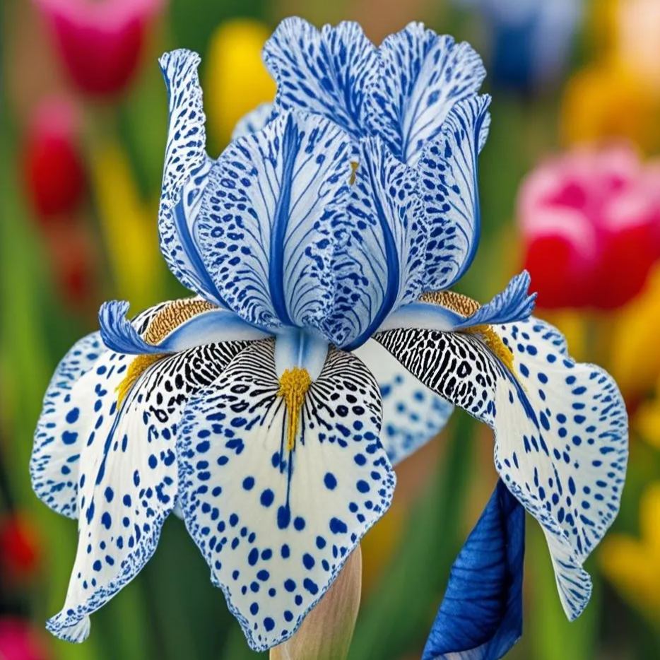 BloomAura – Exotic Tall Bearded Iris Flower
