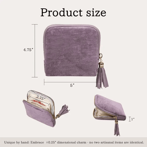 LuxeCarry – Portable Jewelry Storage Bag with Zipper