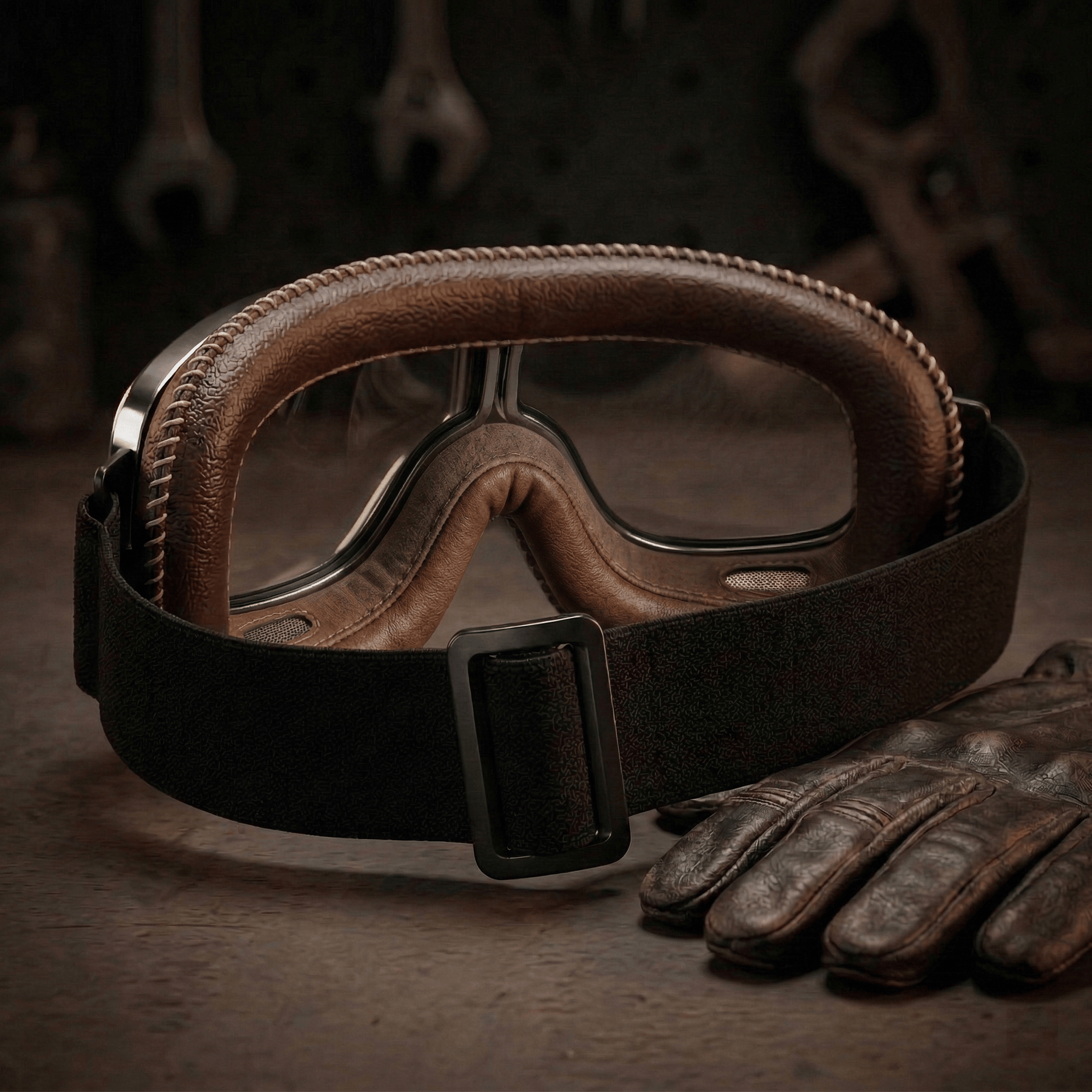 RetroRide – OTG Vintage Motorcycle Riding Goggles