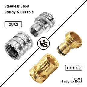GardenPro – Stainless Steel Quick Connect Hose Set