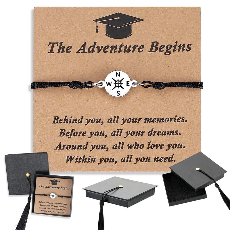Pathway Promise – Compass Graduation Bracelet