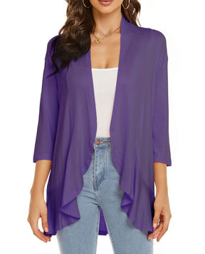 SoftDrape – Lightweight Open Front Cardigan
