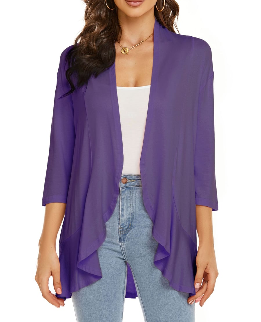 SoftDrape – Lightweight Open Front Cardigan