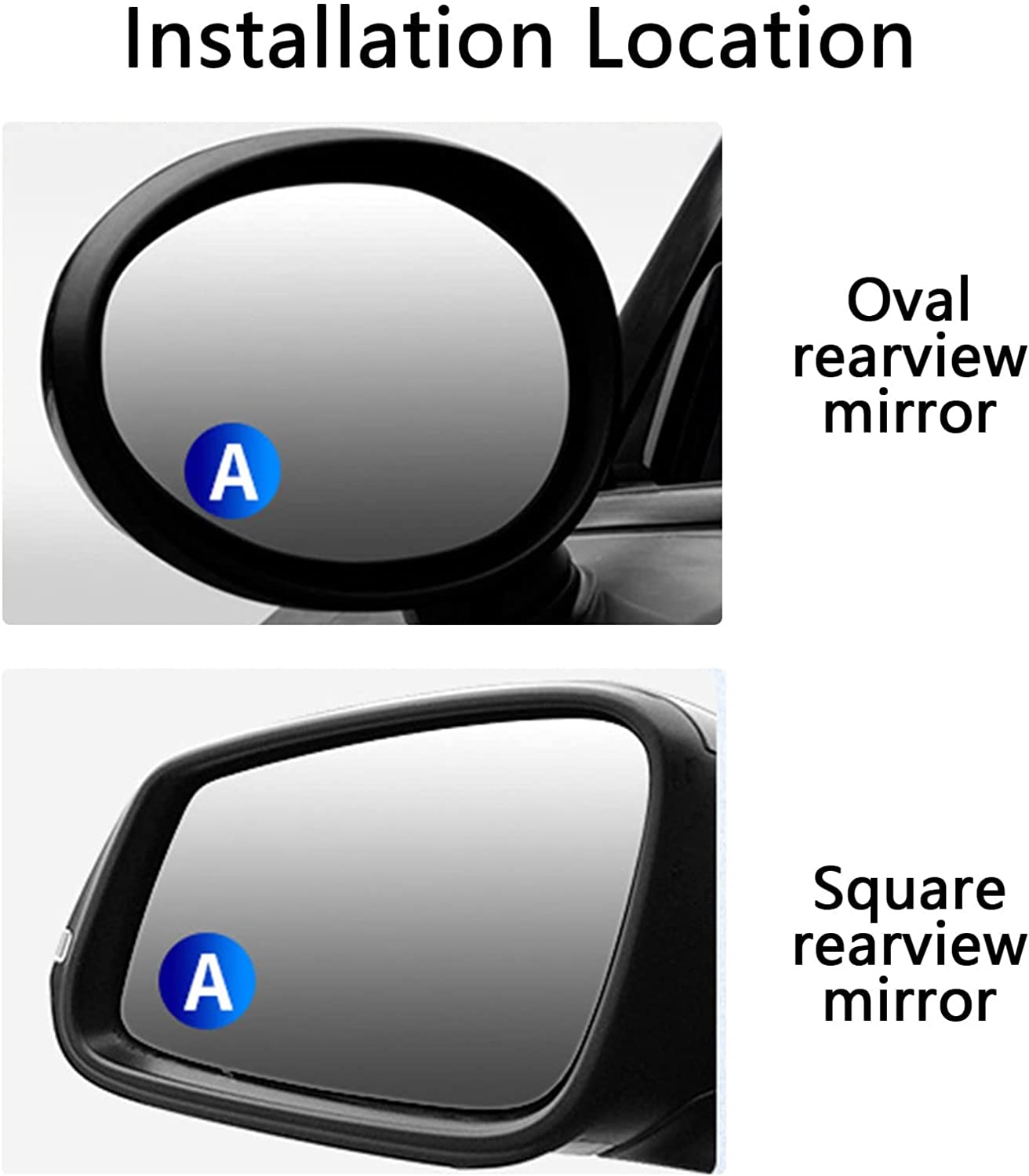 DriveSafe – Wide Angle Car Blind Spot Mirror