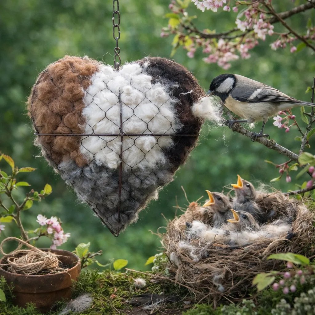 NestingSoul – Eco Handmade Bird Fiber Heart