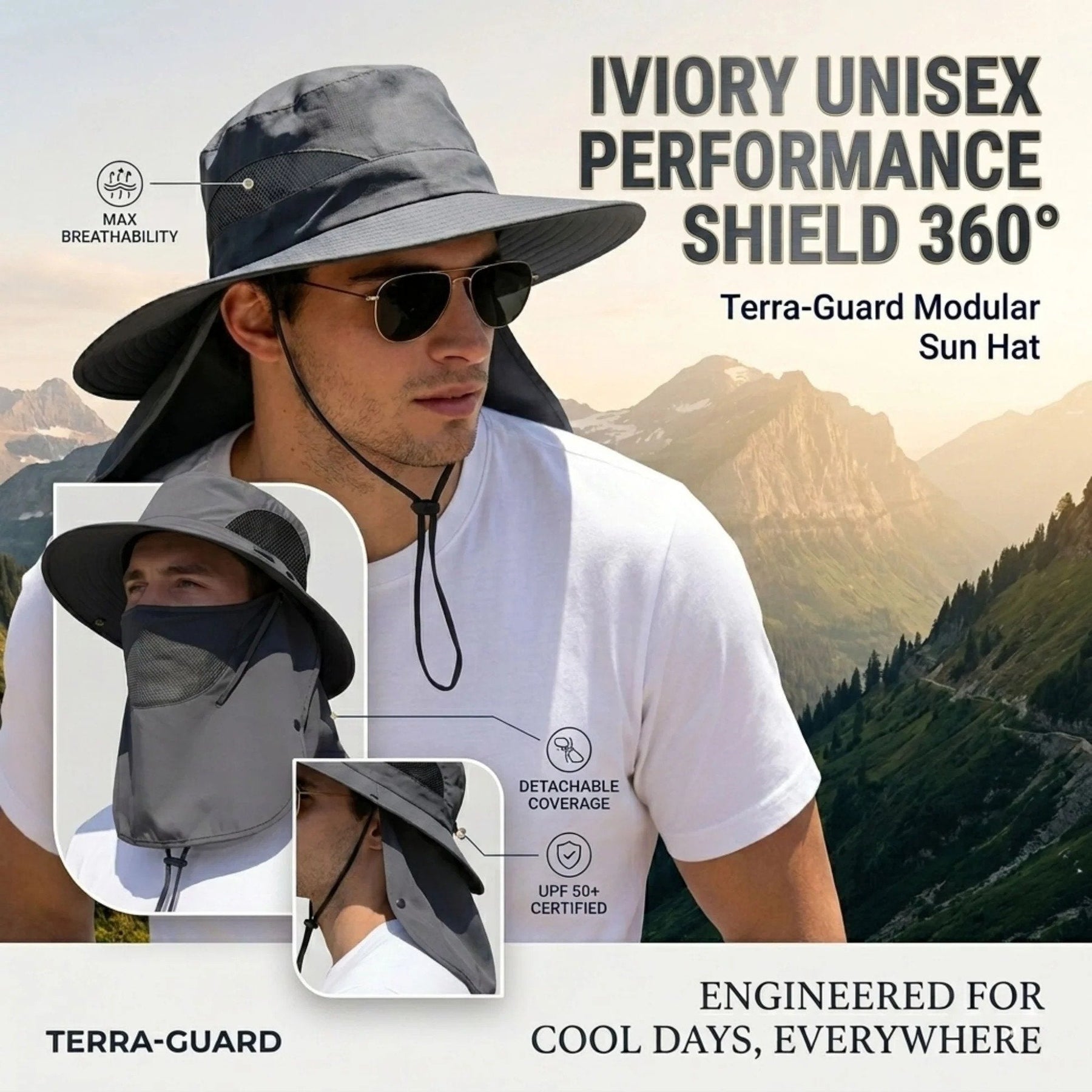 CatchSafe – All Weather Fishing Face Cover & Neck Guard
