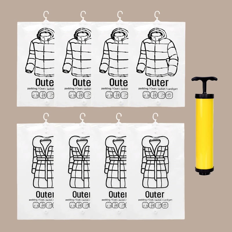 VacuHang – Space-Saving Hanging Vacuum Storage Bags