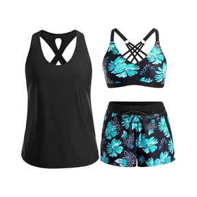 AquaGrace – Comfortable Modest Beach Swim Set