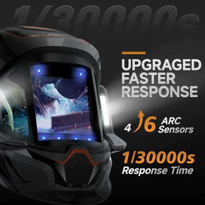 WeldVision Elite – 6 Sensor Smart Helmet