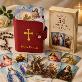 FaithKeeper – Genuine Leather Holy Card Holder