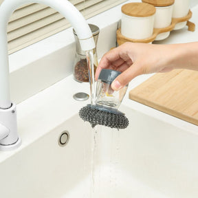 CleanMate - Ergonomic Soap-Release Kitchen Scrubber