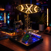 NeonForge - Handmade Cyberpunk Circuit Sculpture Lamp