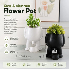BloomSilhouette – Ceramic Plant Pot
