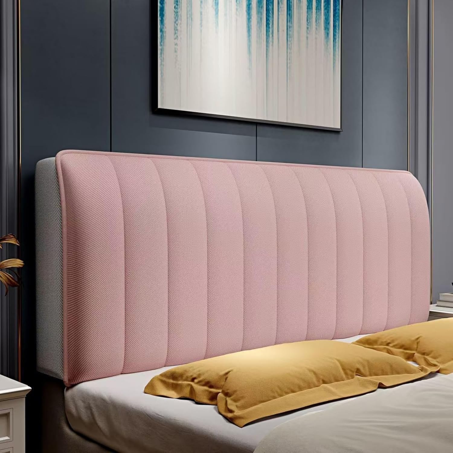 Virello - SmoothFit Headboard Cover – Wrinkle-Free Elegance