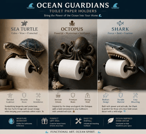 Ocean Guardians – Toilet Paper Holder Series