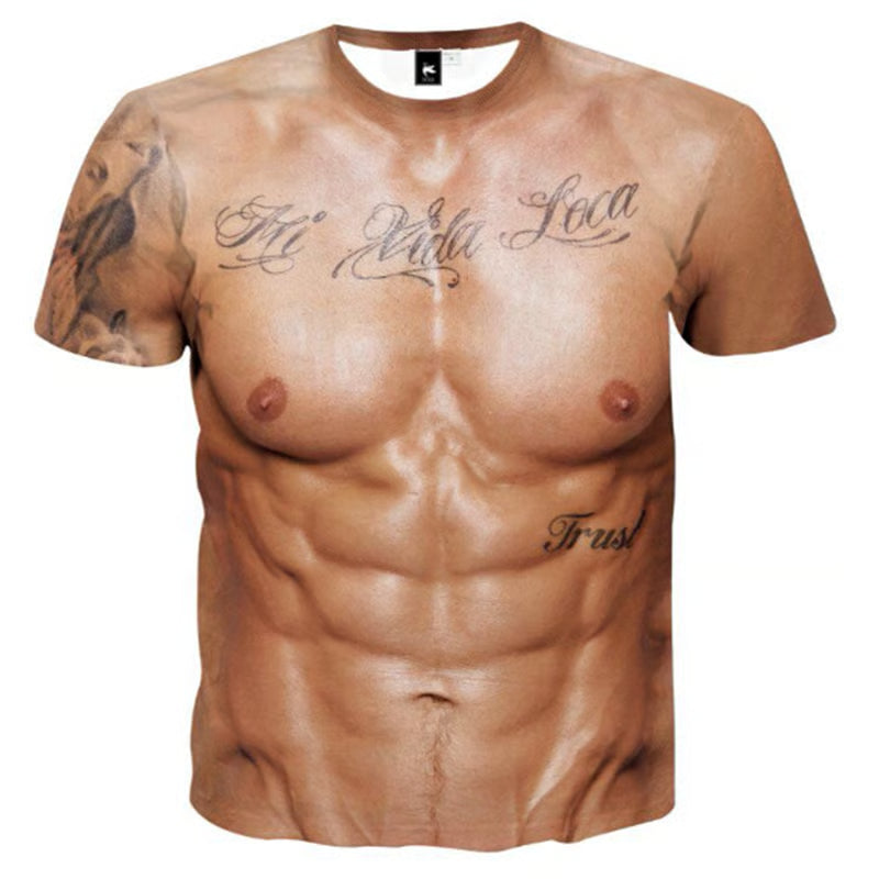FlexInk – Muscle Tattoo Illusion T-Shirt