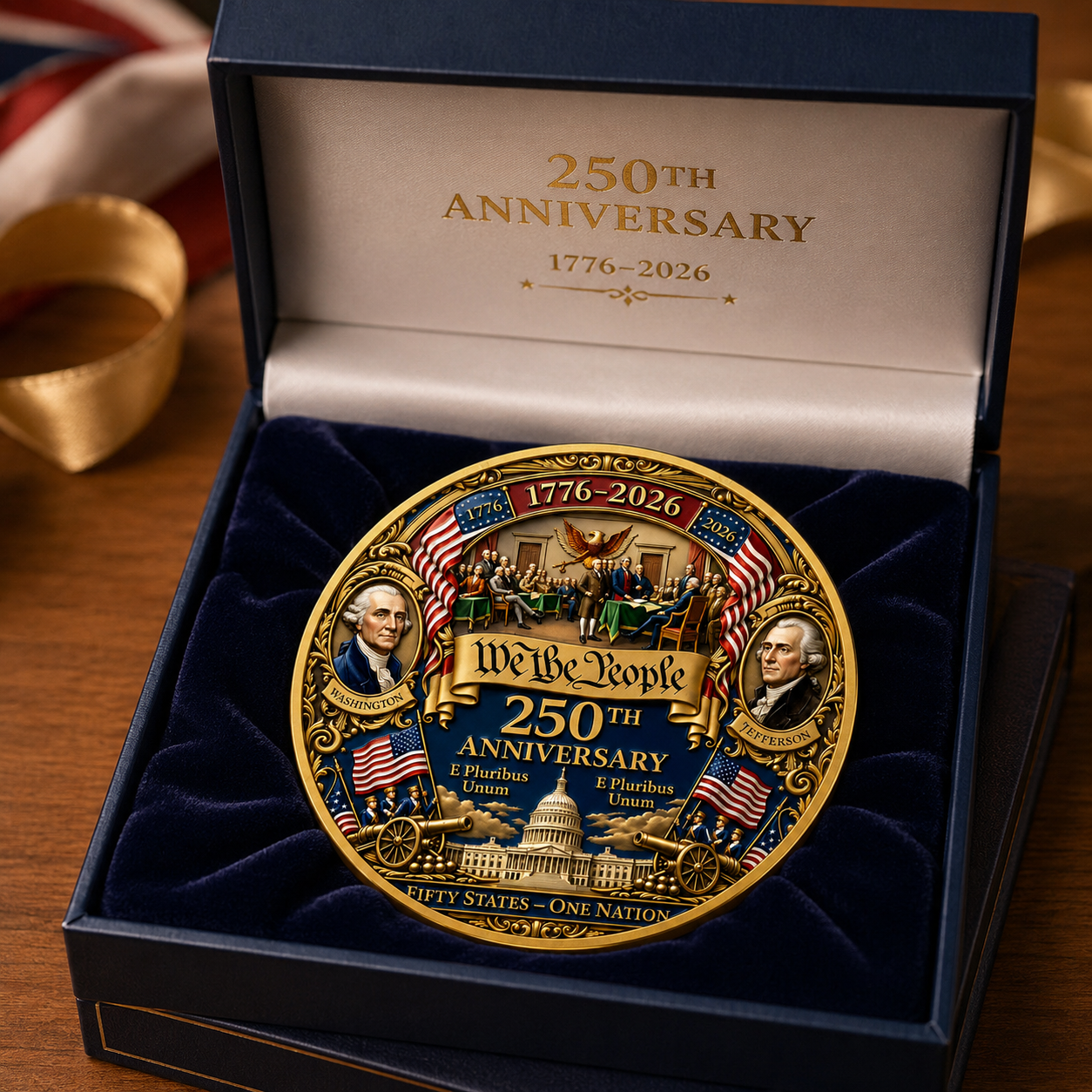 LibertyLegacy – 250th Anniversary Challenge Coin