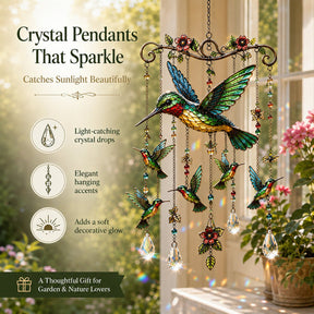 HumiGrace – Elegant Hummingbird Wind Chime