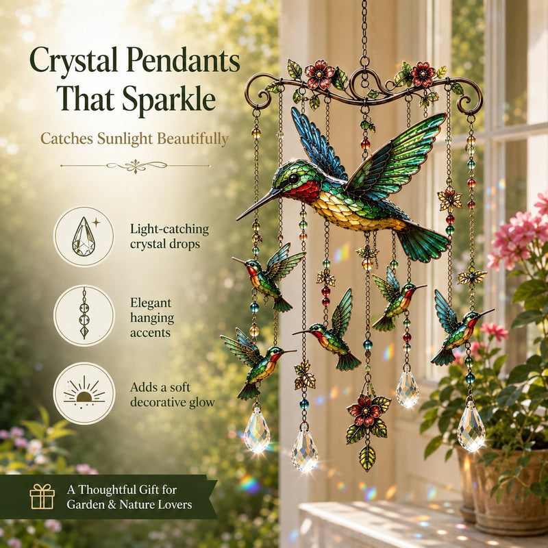 HumiGrace – Elegant Hummingbird Wind Chime