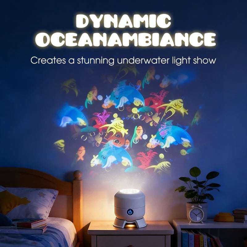 OceanGlow – Rotating LED Light Projector