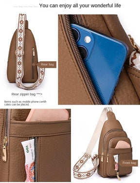 LuxeCarry – Minimalist Solid Color Crossbody Bag