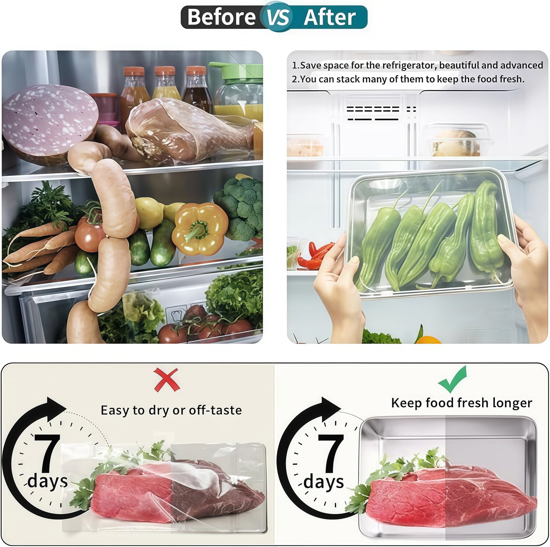 EcoSeal – Freshness Lock Stainless Steel Containers