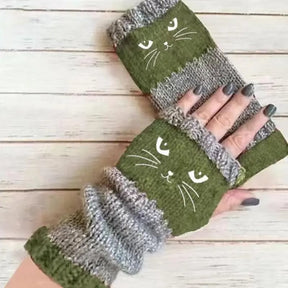 WarmHands – Stylish Knitted Fingerless Gloves