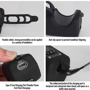 RideSafe – Electronic Bike Horn with Powerful Floodlight