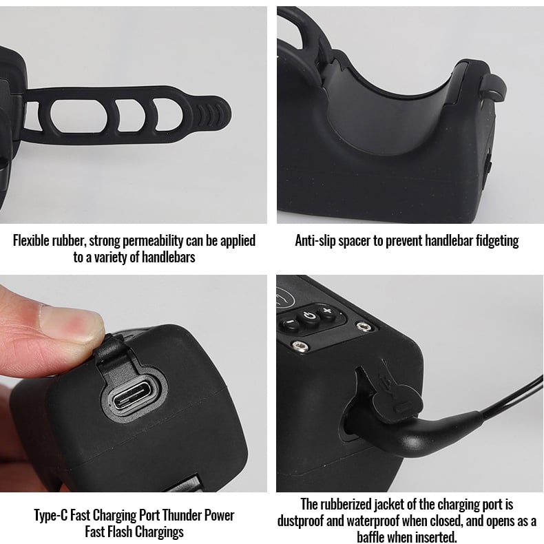 RideSafe – Electronic Bike Horn with Powerful Floodlight