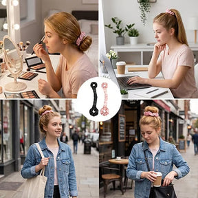 VelvetCurl – Multi-Function Heatless Hair Curling Tie