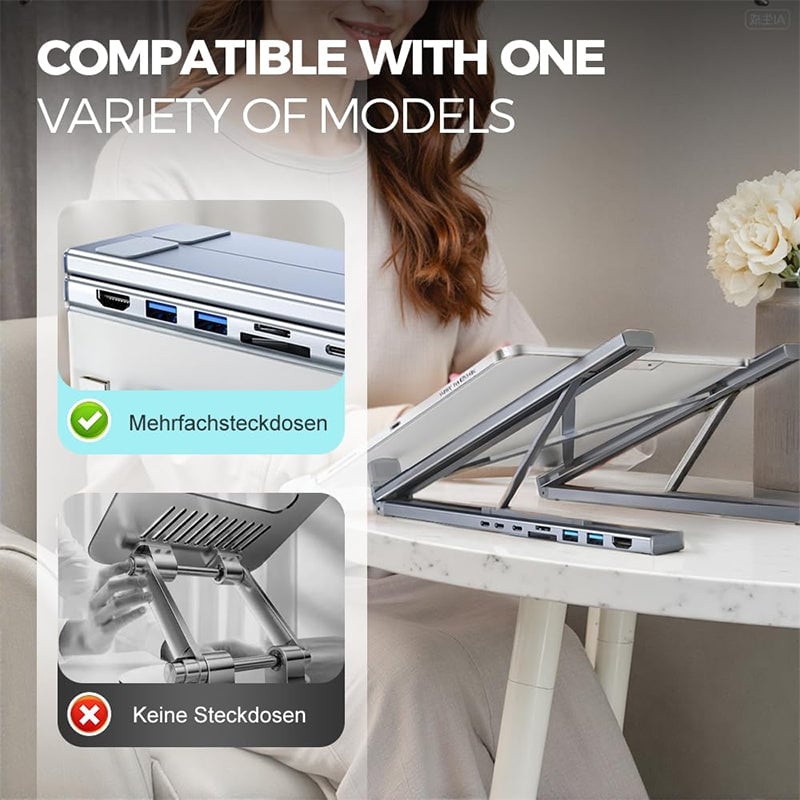 NexaDock – Smart 8-in-1 Workstation Hub