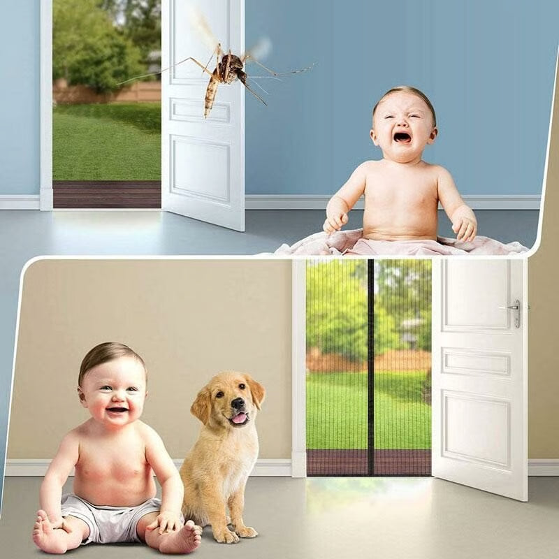 BreezeLock – Magnetic Mesh Fly Protection Door