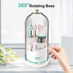 BrushNest – Sliding Lid Toothbrush Organizer