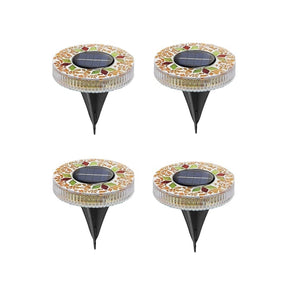 NightMosaic – Waterproof Solar Pathway Lights