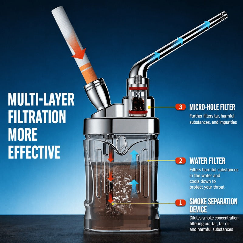 AquaFlow - Premium Metal Water Pipe