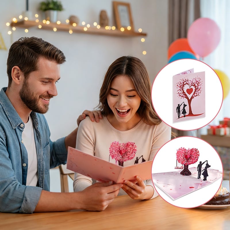 HeartTree – Romantic Surprise Pop-Up Card