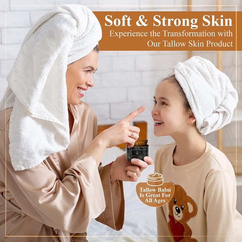 GlowTallow - Organic Nourishing Balm with Raw Honey