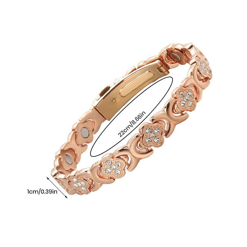 BloomGrace – Flower Copper Bracelet Elegant Style