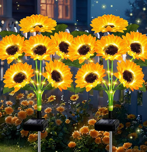 GlowPetal – Solar Sunflower Outdoor Garden Lights