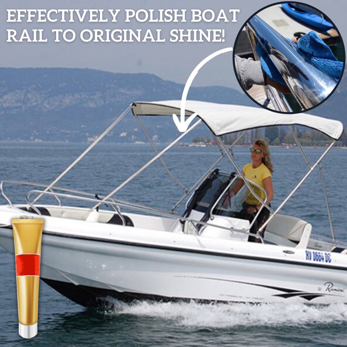 AquaGloss – Boat Shine Rail Polishing Cream
