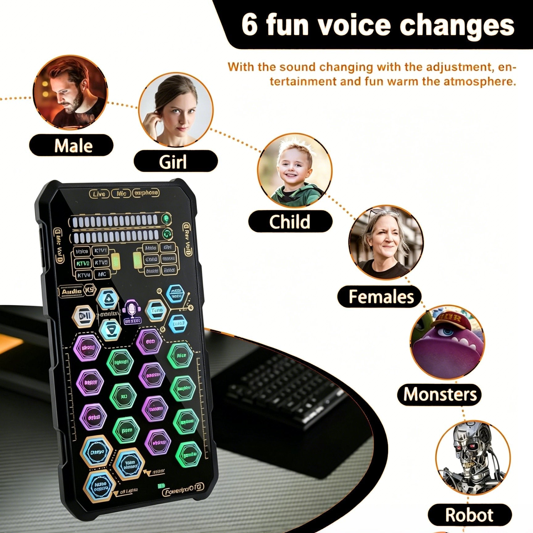 SoundMorph – Portable Live Voice Changer Card