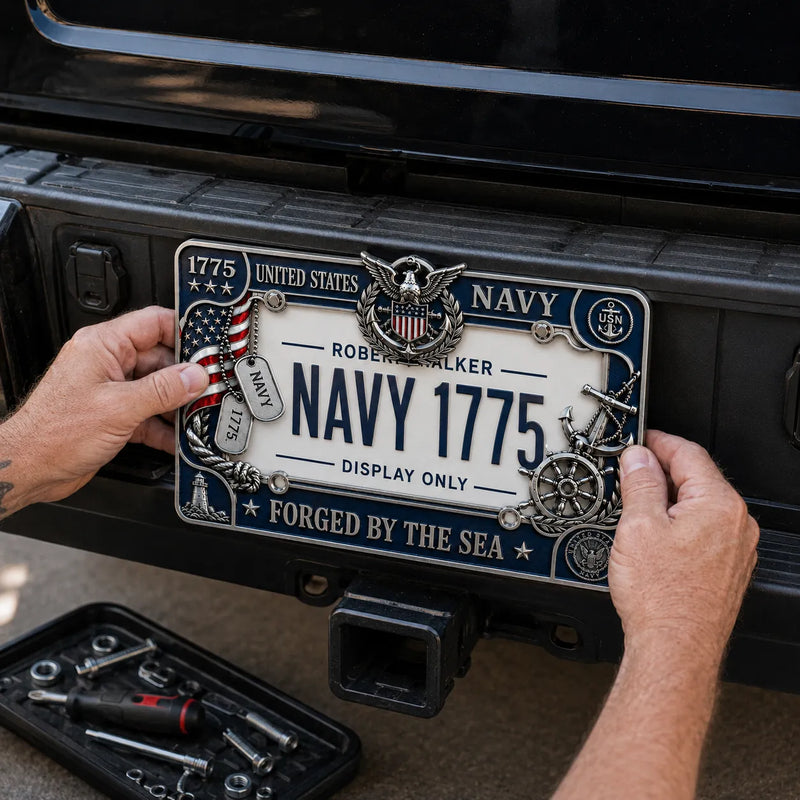 OceanMark – Coastal Style License Plate Frame