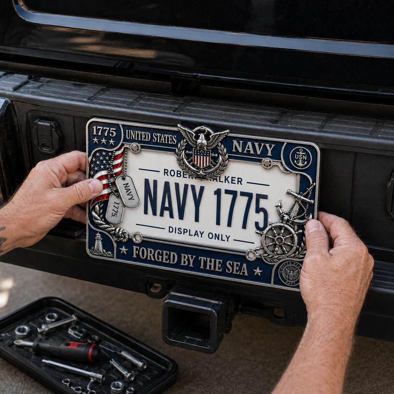 PatriotShield – U.S. Navy Heritage Sea Plate Frame