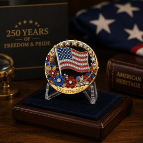 FreedomMark – Patriotic Anniversary Brooch