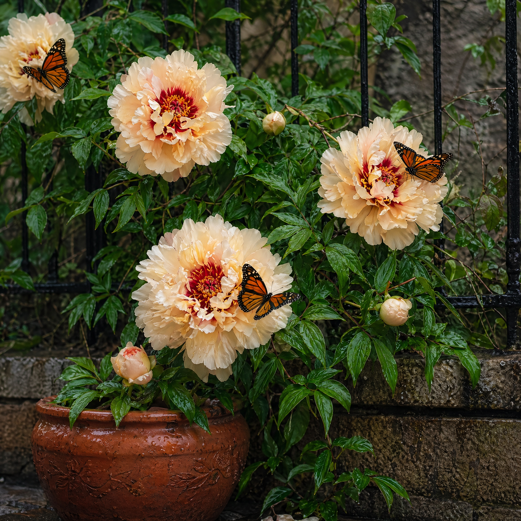🌸 Rare Climbing Peony Bulbs🪴Big Full Blooms, Cold Hardy Perennial, Easy to Grow Garden Favorite