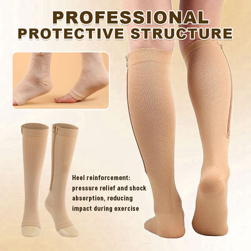 ZipFit – Sports Zipper Compression Socks