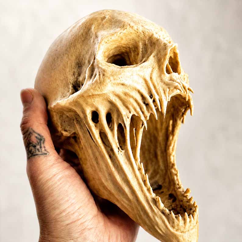 DreadHollow – Skull Collector Sculpture