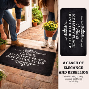 JoyNest – “This Is My Happy Place” Door Mat