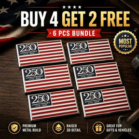 LibertyMark – 250th Anniversary Metal Flag Emblem