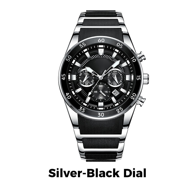 TimeForge – Rugged Men’s Multifunction Watch